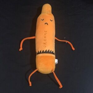 NWOT MerryMakers Orange Crayon Plush 12”